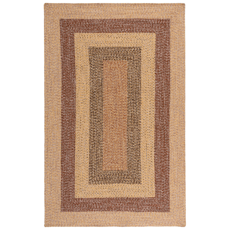 Freshour Woven Performance Machine Washable Performance Chevron Indoor/Outdoor Area Rug, Rectangle 5' x 8'