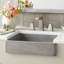 Nipomo Stone Handmade Rectangular Undermount Bathroom Sink-17150708