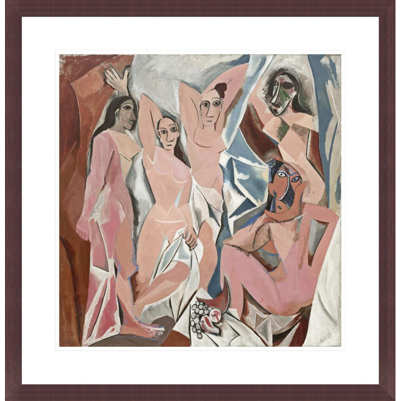 «Les Demoiselles d'Avignon» par Pablo Picasso, impression giclée sur cadre, H 24,11 po x l 23,5 po