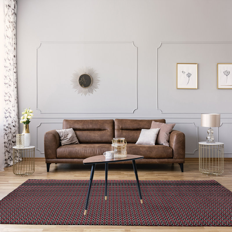 Chenille Geometric Indoor Rug, Rectangle 8' x 10'