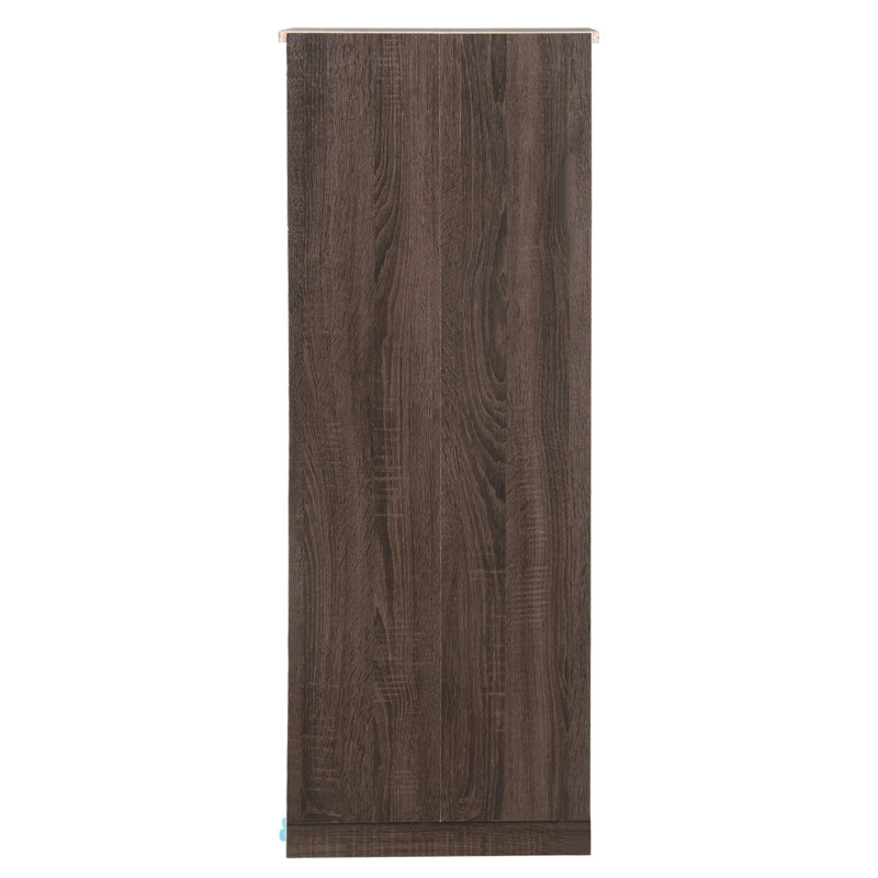 Commode pour la lingerie, commode à tiroirs, commode haute Boston G024-LC, Brun