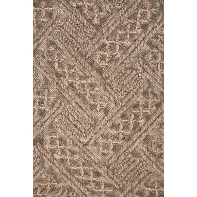 Jeté en coton , Noyer brun