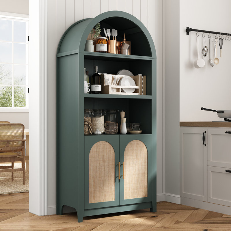 Armoire en bois 69 po, Vert