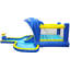 Jardin gonflable avec trampoline et parc aquatique gonflable 8 en 1