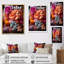 Collage de fleurs vibrantes de dahlia sur toile-404262322-444155126