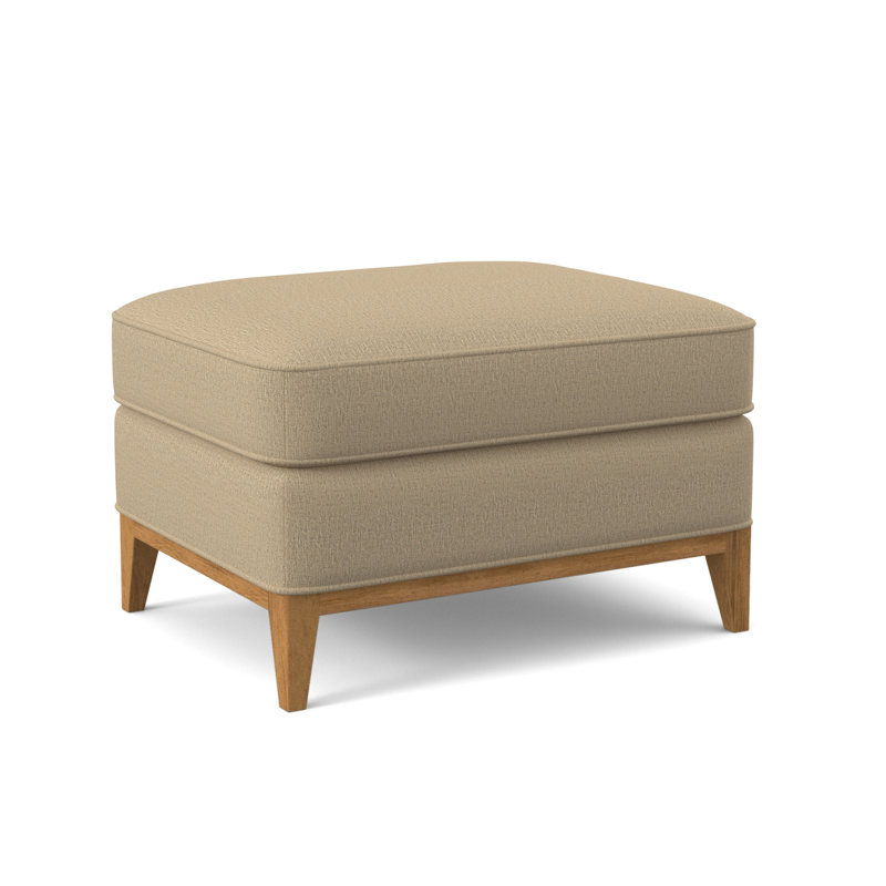 Sonoma Ottoman, Margaret Lagoon Polyester Blend, Amber