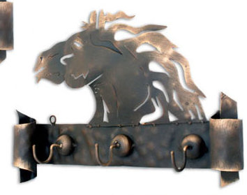 Porte-manteau’cheval de doré' Tillary
