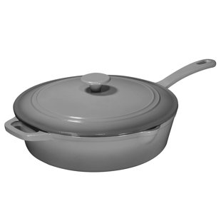 Bruntmor 7 Qt Gray 2-in-1 Dutch Oven, Skillets & Braising Pan, 7 Qt -  Gerbes Super Markets