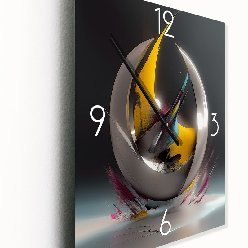 Horloge murale visionnaire Divine Dance 3D Wave, Moyen