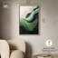 «Green Echoes I», art abstrait vert-386245759-386245752