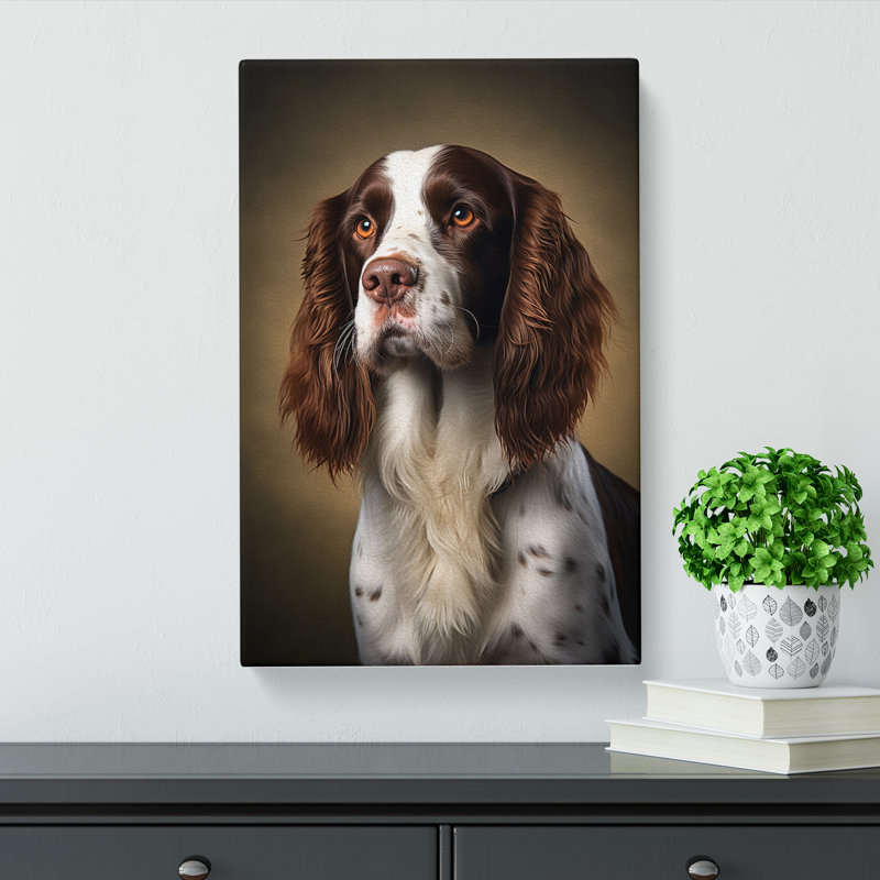 English Springer Spaniel Classicism - Single Picture Frame Print