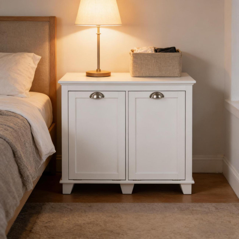 Armoire de plancher Home, armoire à linge inclinable, armoire de rangement élégante