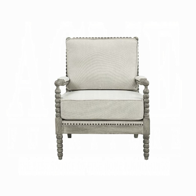 Chaise d'appoint Saraid, Blanc