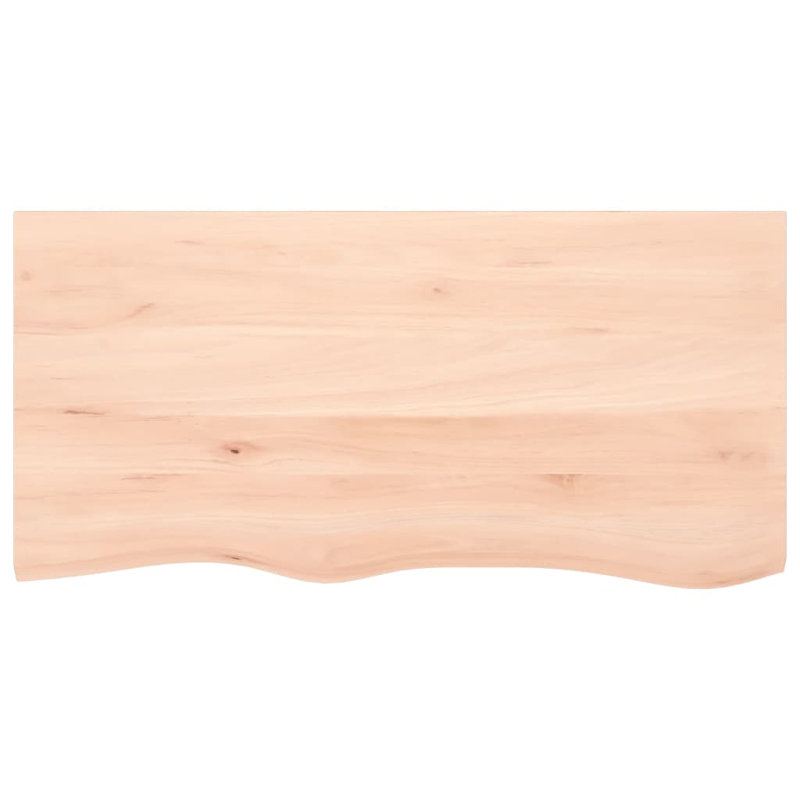 Avryn 100cm Solid Wood Bathroom Vanity Top, Natural