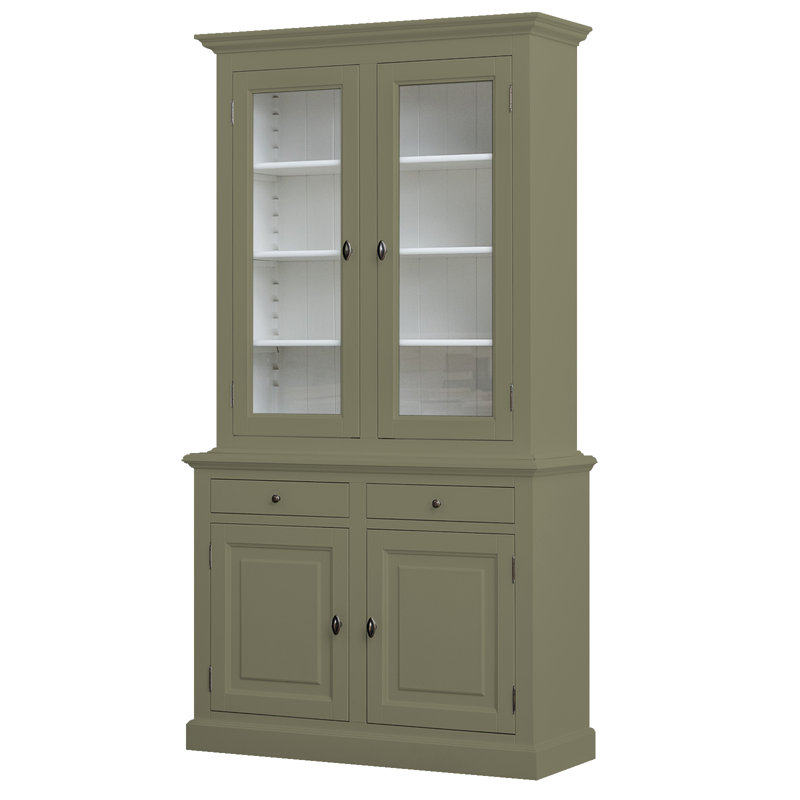 Ava-Kate Display Cabinet, Olive Grey