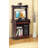 Microwave Cart Coffee Station Computer Cart On Locking Castors Hutch Gliding Shelf Mahogany Colour