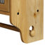 Armoire murale de 24,8 po avec porte en verre vintage avec rangement à trois niveaux et porte-serviettes, convient à la salle à manger, à la cuisine, à la salle de bain, à la teinte de bois naturel, au verre massif, au processus d'assemblage facile à double profondeur,
