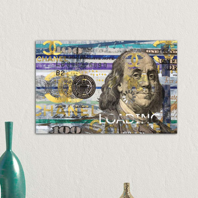 All About The Benjamins by Taylor Smith - Wrapped Canvas Print