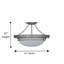 Demi-chasse en acier inoxydable 19 po Stephen