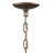 Melbourne 1 - Light Bronze Unique/Statement Pendant