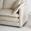 2 Seater And Ottomans , Made Of Fine Beige Chenille Material High Sectional With Ottomans, Relaxing Style