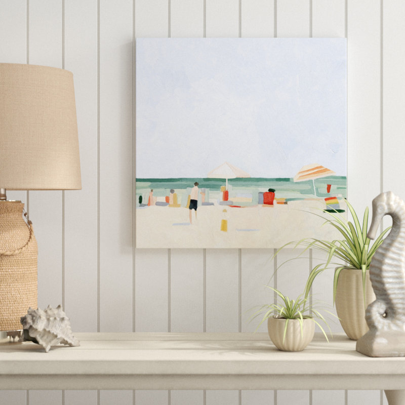 Family Vacation II by Emma Scarvey - Wrapped Canvas Painting, 51cm H x 51cm W