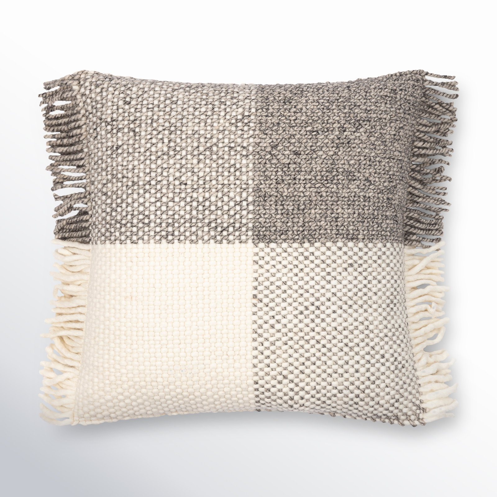 Cypress Fringed Throw Pillow, 20" x 20", Pillow Cover Only - No Insert