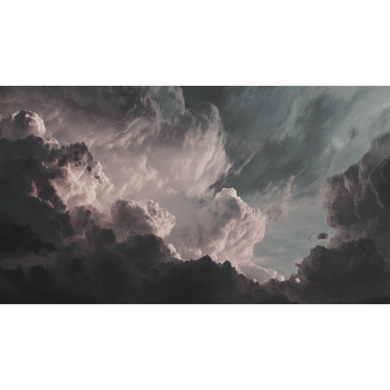 Dramatique ciel papier peint nuage amovible double paroi, Non tissé, 120 po x 96 po
