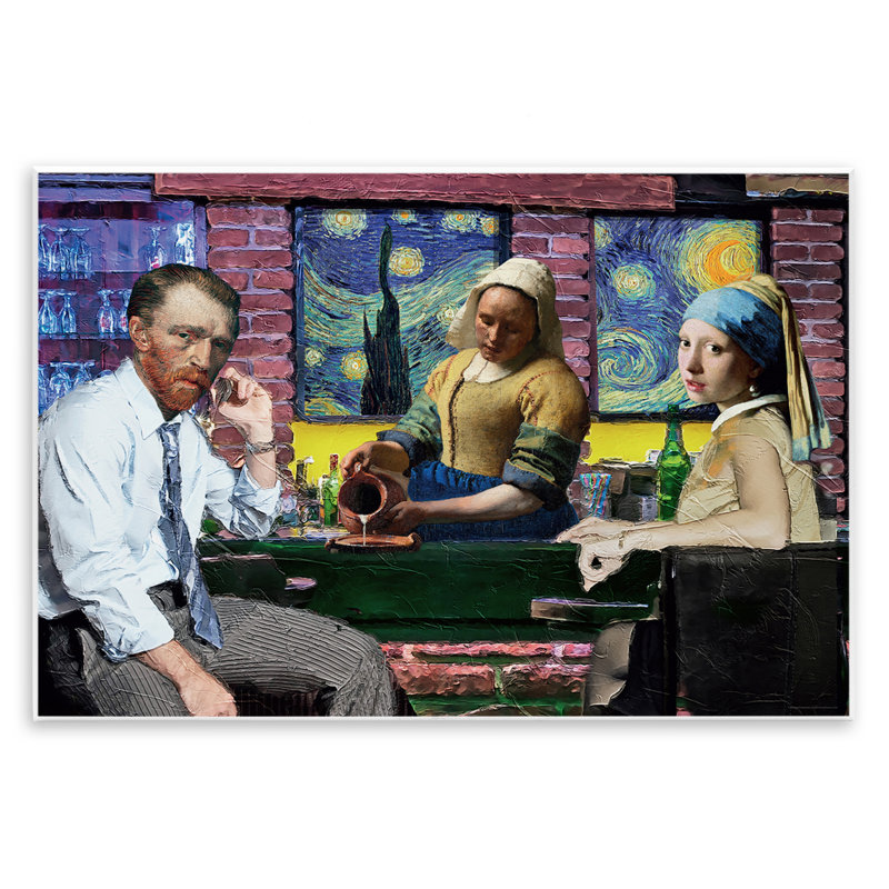 "Classic Paintings Gathered", art mural par Reinders, H 10 po x l 15 po