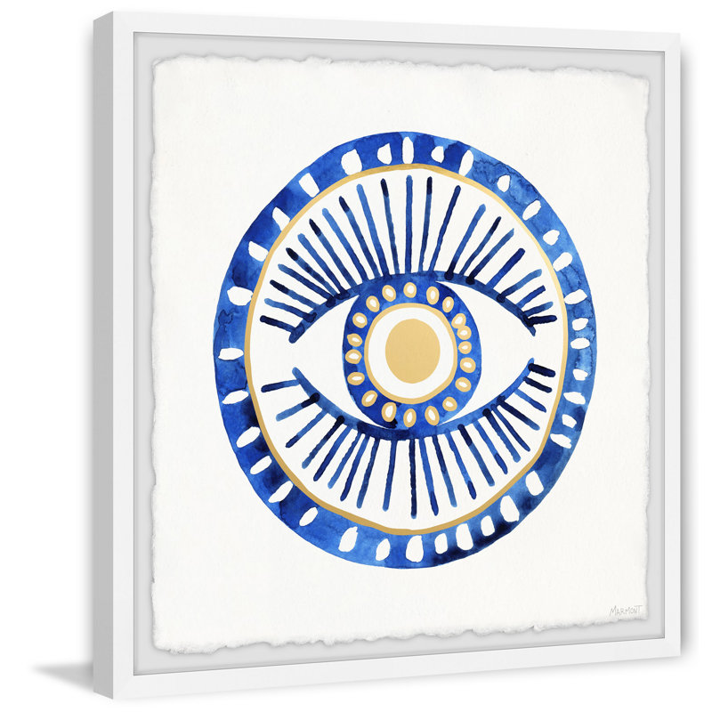 Window To Your Soul - Single Picture Frame Painting, 61cm H x 61cm W x 3.81cm D