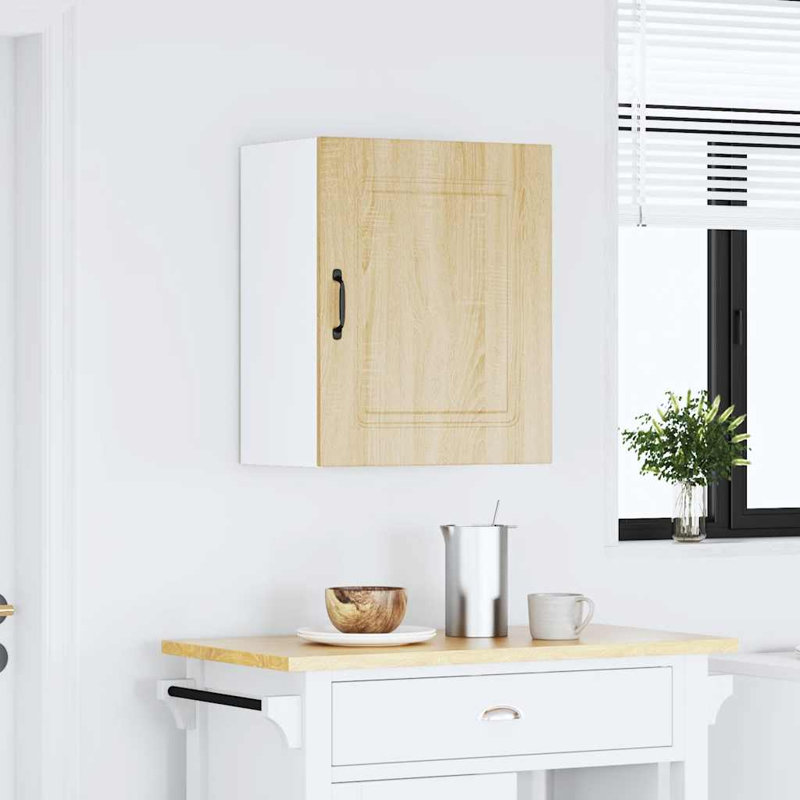 vidaXL Oven Cabinets Kitchen Cabinet Oven Unit 2 pcs Lucca Engineered Wood, Sonoma Oak