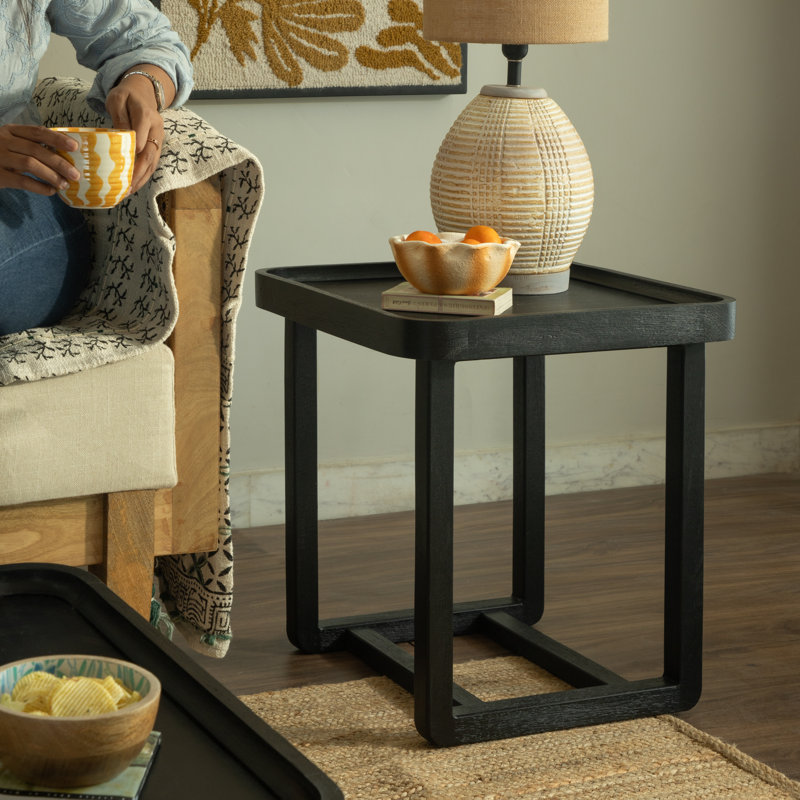 Table d'appoint Bryan, Noir