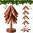 Wooden Trivets for Hot Dishes Tree Shape Trivet Set 4 Layers+1 Stand
