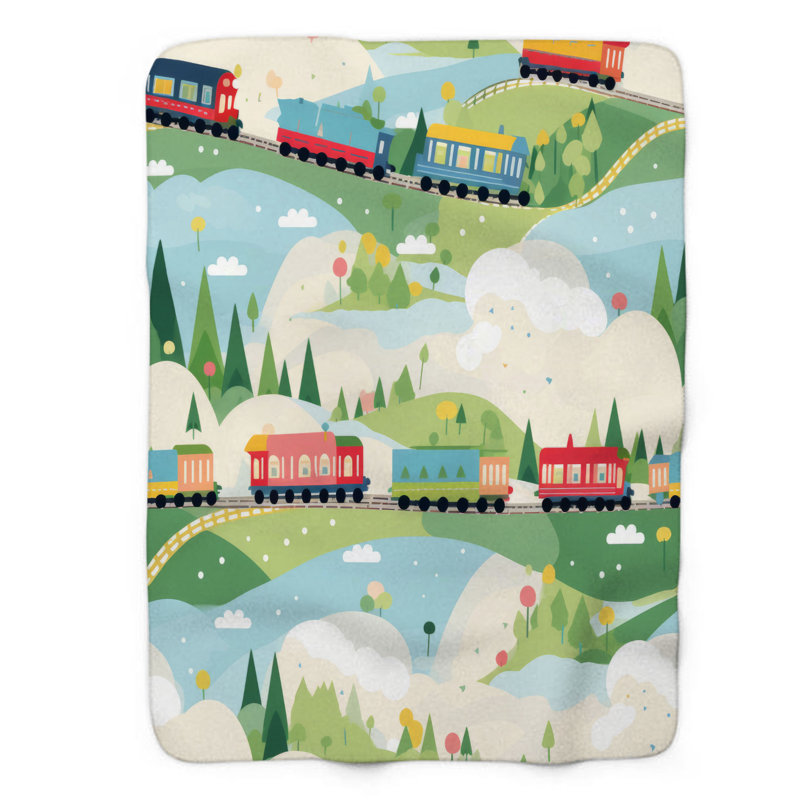 Rails profilés - Couverture Sherpa de qualité supérieure 1 pièce, Grand lit