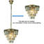 Alax Mid-Century Modern Crystal Chandelier for Dining room-422329-422330-422331