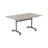 Buariki Rectangle Flip Top Modular Training Table with Casters-49340751-49340754