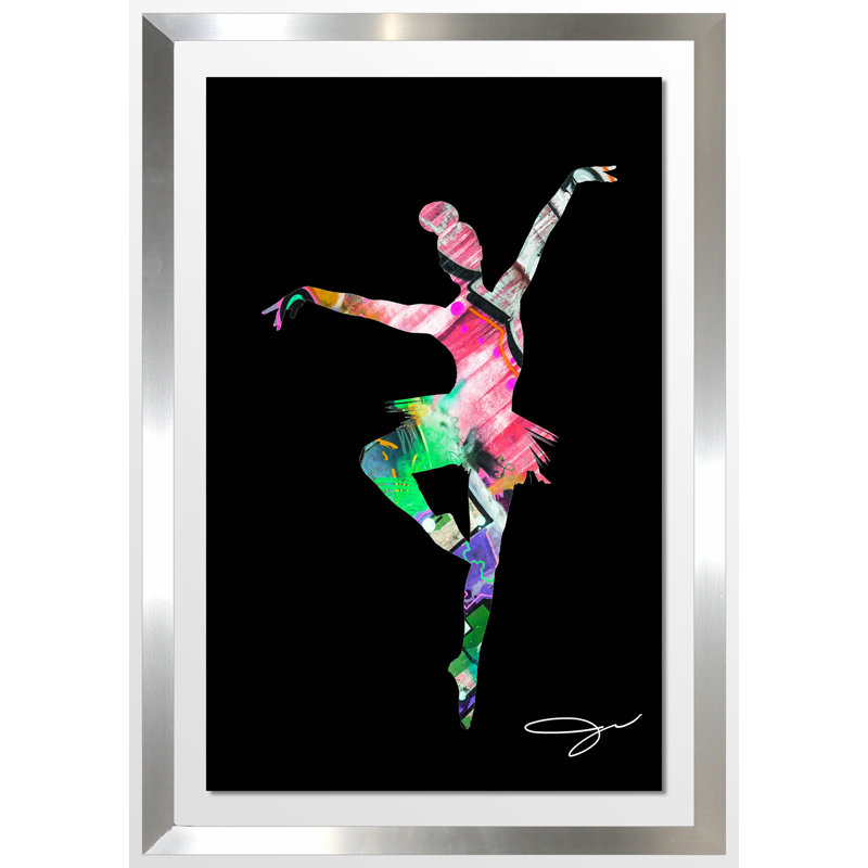 Danseur 4 - impression d'art graphique, H 51,5 po x l 35,5 po x P 0,75 po, H 51,5 po x l 35,5 po x P 0,75 po