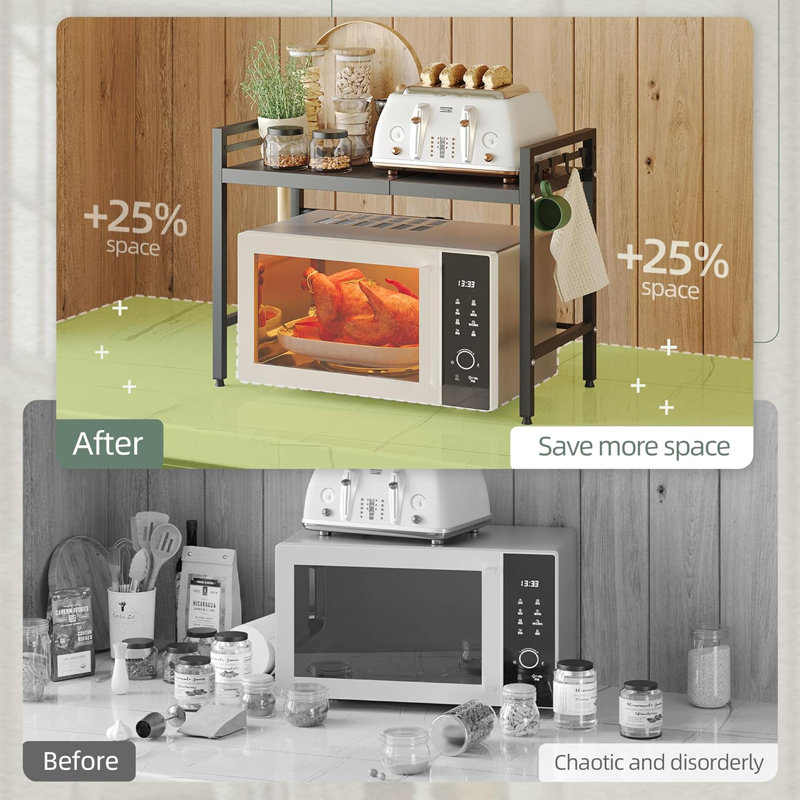 Expandable Microwave Oven Rack