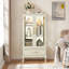 Poignée d'armoire à rebord orné de style rétro avec plaque arrière (style G016) pour armoires de cuisine et de salle de bain-117416330-117416331