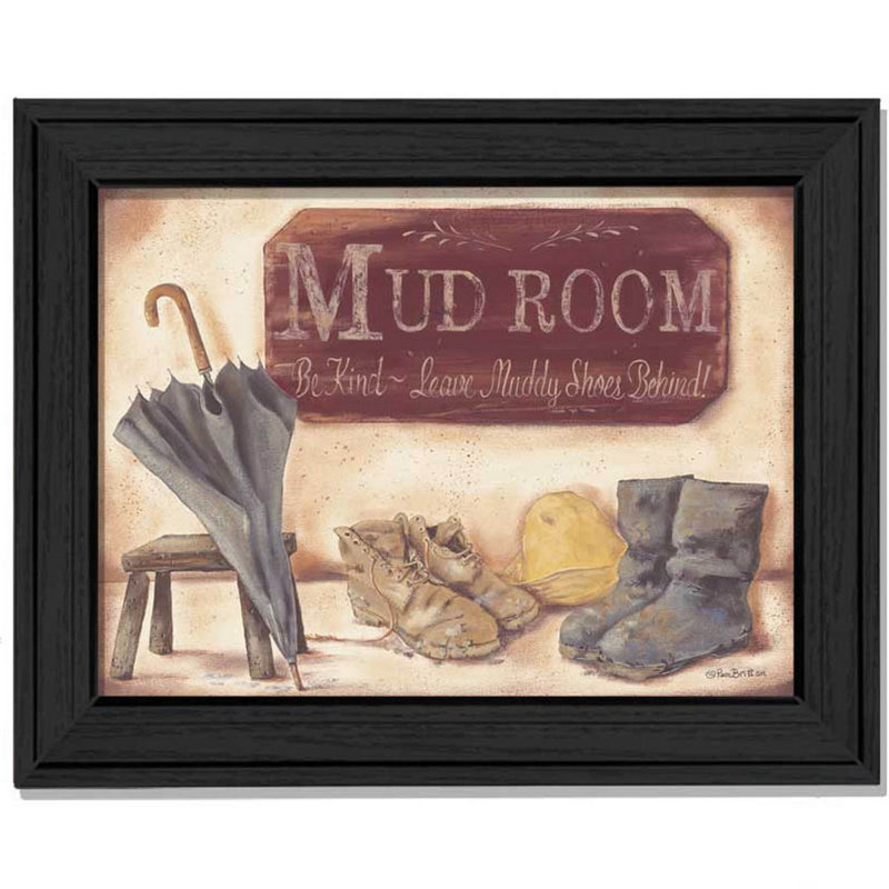 "Muddy Shoes", art mural encadré pour salon, impression murale par Pam Britton