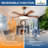 46" 5-Blade Walnut Modern Ceiling Fan with LED Light and Remote Control, 6-Speed,Reversible Airflow,Dimmable Lighting, Height Adjustable, Quiet for Living Room Bedroom-1391655945