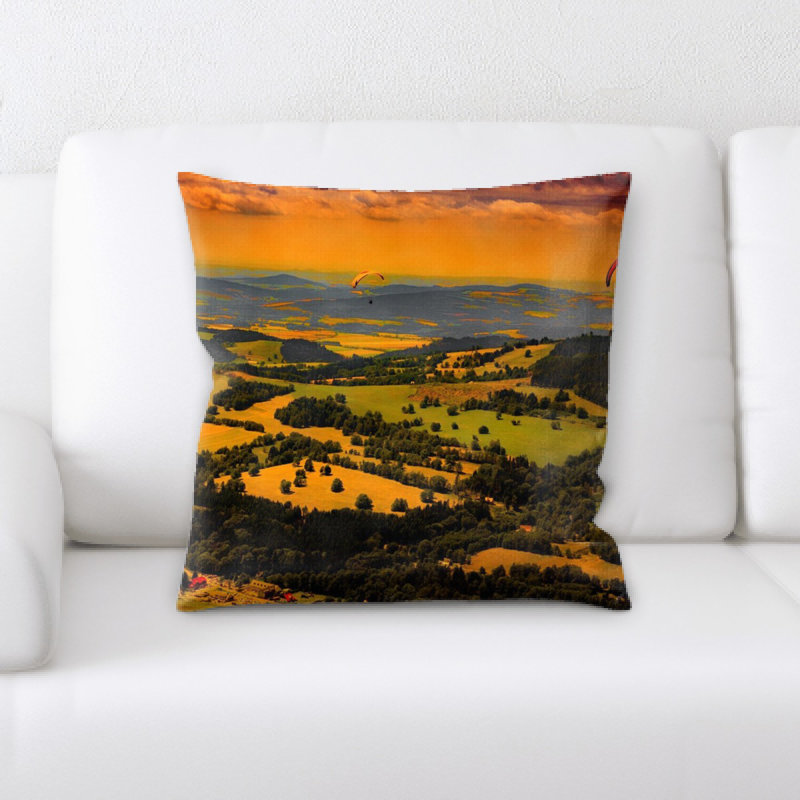 Microsuede Reversible Throw Pillow