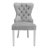 Velvet Upholstered Dining Chairs with Stainless Steel Legs-835576863