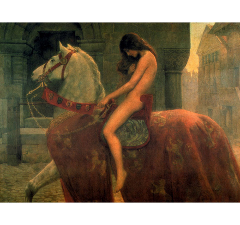 Lady Godiva, 18" H x 24" W