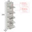 Antibacterial 5 Tier Metal Shoe Cabinet Without Holes-87685208