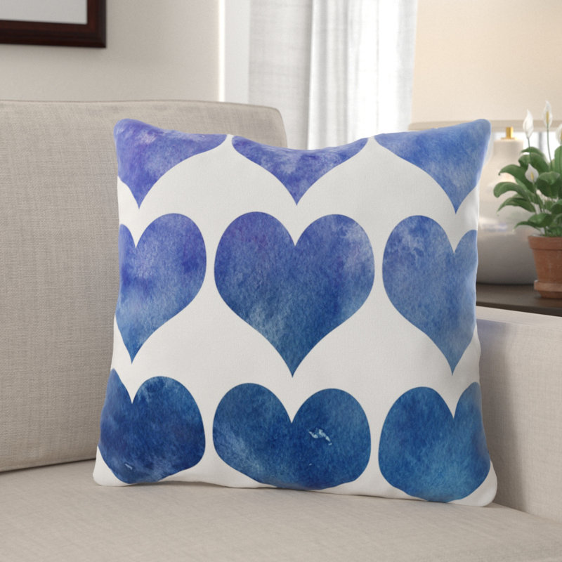Floral Outdoor Reversible Throw Pillow, Synthetic, Outdoor
