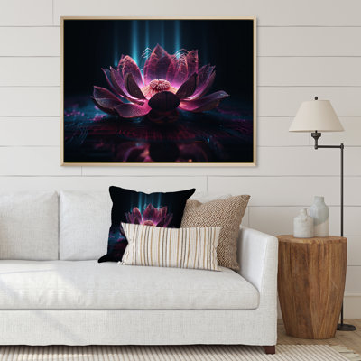 «Urban Blossoming Pink Lotus I» sur toile