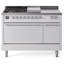 ILVE Nostalgie II 48 in Dual Fuel Range, 5 Burner, Griddle, Frenchtop-1045267383-1045267371