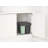 Sort & Go Pull Out In-Cabinet Plastic Dual Compartment Recycling Bin, 2.6 + 2.6 + 5.3 Gallon
