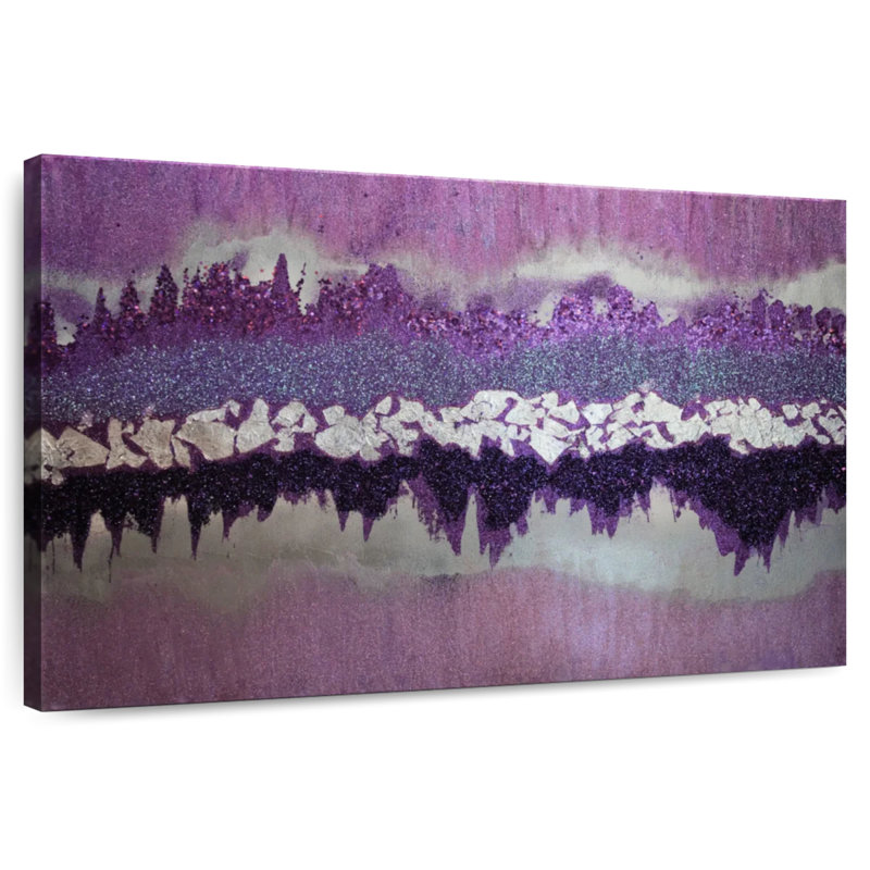 Purple Shimmer, 24" H x 36" W